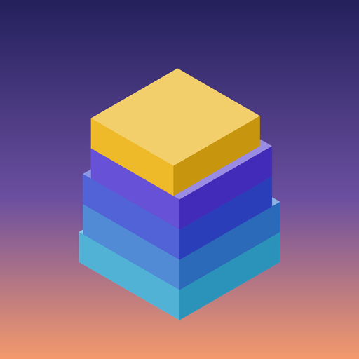 The Stackscape app icon: a stacked tower with a gold top.